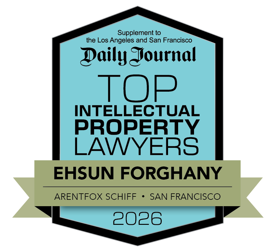 Daily Journal Top Intellectual Property Lawyers 2026 Badge Ehsun Forghany